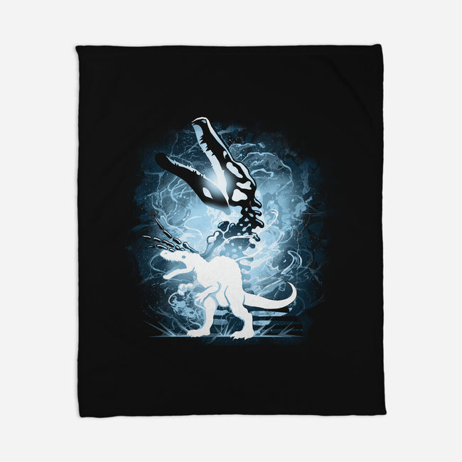 Spinosaurus Fossil-None-Fleece-Blanket-Vallina84