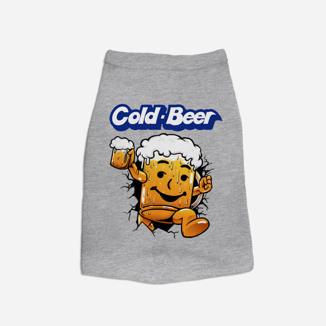 Cold Beer-Cat-Basic-Pet Tank-joerawks