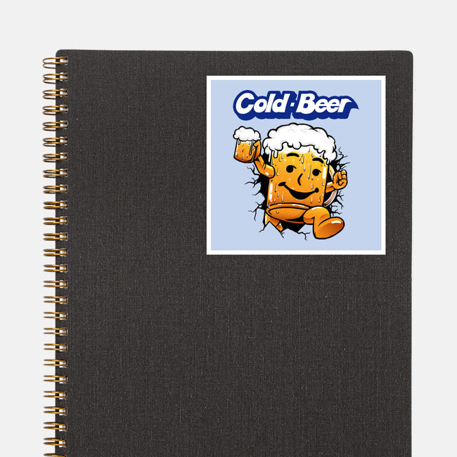 Cold Beer-None-Glossy-Sticker-joerawks