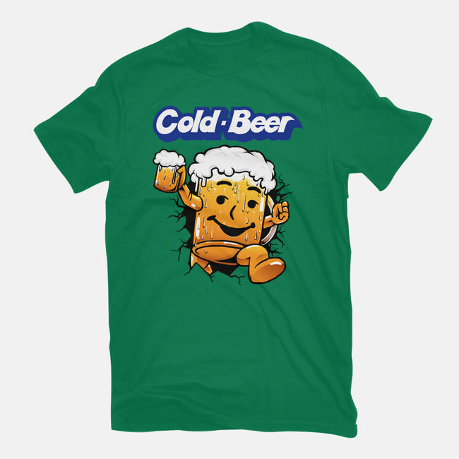 Cold Beer-Womens-Fitted-Tee-joerawks