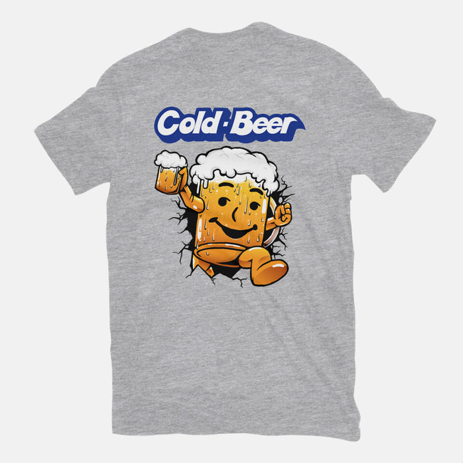 Cold Beer-Womens-Fitted-Tee-joerawks