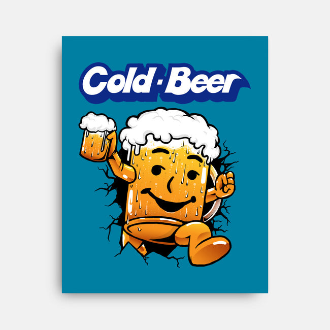 Cold Beer-None-Stretched-Canvas-joerawks