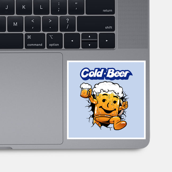 Cold Beer-None-Glossy-Sticker-joerawks