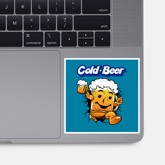 Cold Beer-None-Glossy-Sticker-joerawks