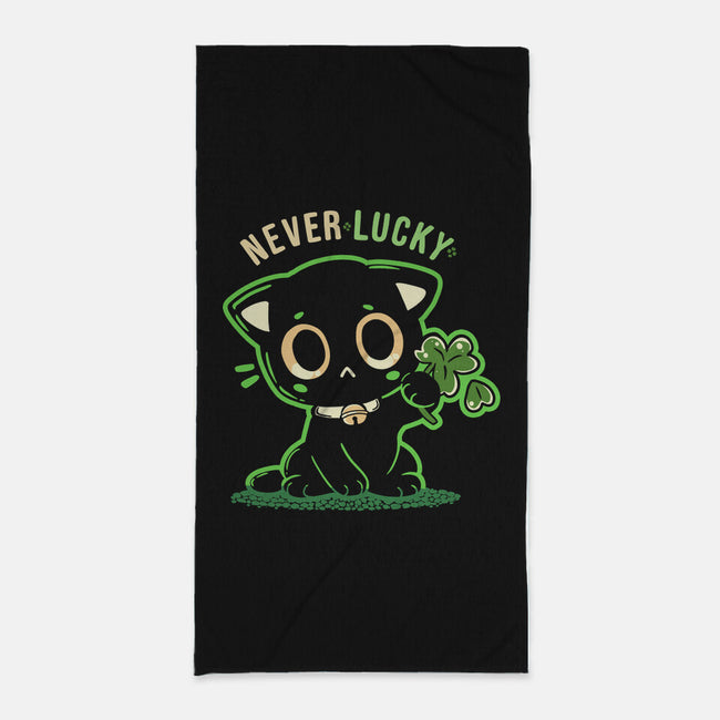 Never Lucky-None-Beach-Towel-TechraNova