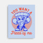 You Want A Pizza Of Me-None-Stretched-Canvas-fanfreak1