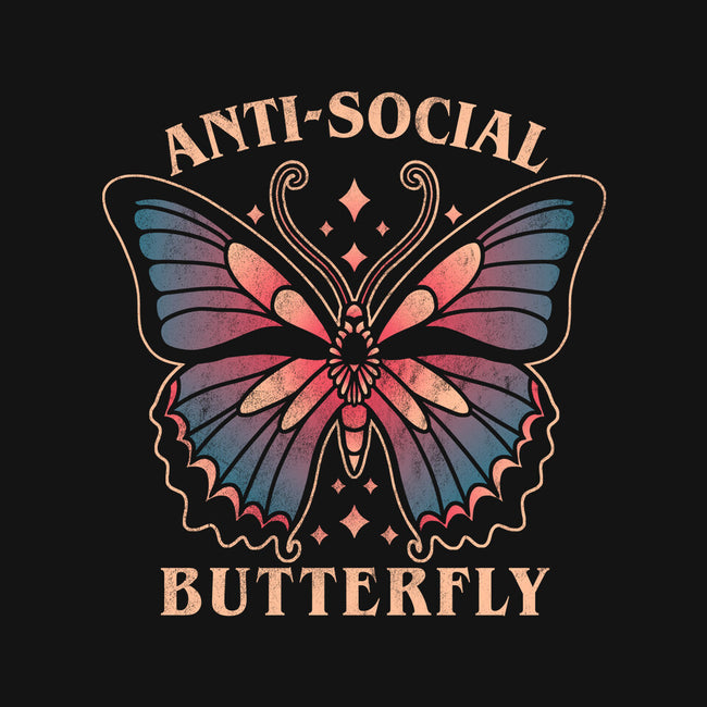 Anti-Social Butterfly-None-Polyester-Shower Curtain-fanfreak1