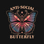 Anti-Social Butterfly-None-Polyester-Shower Curtain-fanfreak1