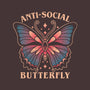 Anti-Social Butterfly-None-Removable Cover-Throw Pillow-fanfreak1