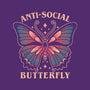 Anti-Social Butterfly-None-Polyester-Shower Curtain-fanfreak1