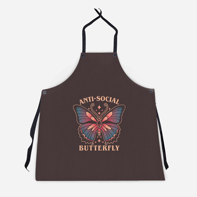 Anti-Social Butterfly-Unisex-Kitchen-Apron-fanfreak1