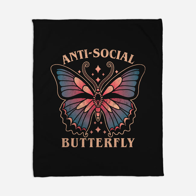 Anti-Social Butterfly-None-Fleece-Blanket-fanfreak1