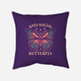 Anti-Social Butterfly-None-Removable Cover-Throw Pillow-fanfreak1