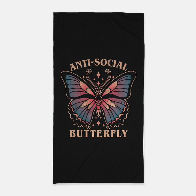 Anti-Social Butterfly-None-Beach-Towel-fanfreak1