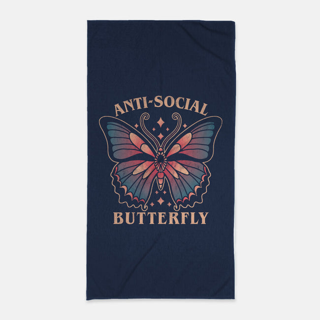 Anti-Social Butterfly-None-Beach-Towel-fanfreak1