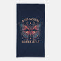 Anti-Social Butterfly-None-Beach-Towel-fanfreak1