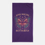 Anti-Social Butterfly-None-Beach-Towel-fanfreak1