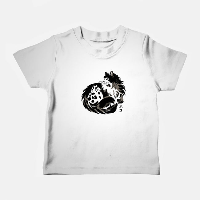 Sumi-e Cats-Baby-Basic-Tee-fanfreak1