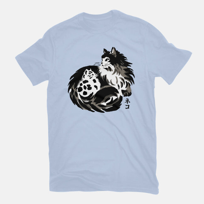 Sumi-e Cats-Mens-Basic-Tee-fanfreak1