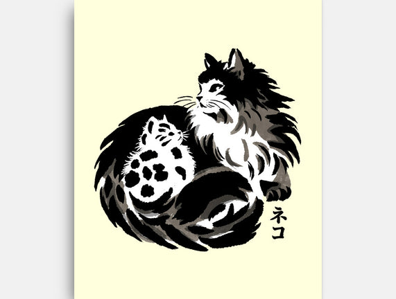 Sumi-e Cats