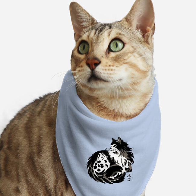 Sumi-e Cats-Cat-Bandana-Pet Collar-fanfreak1