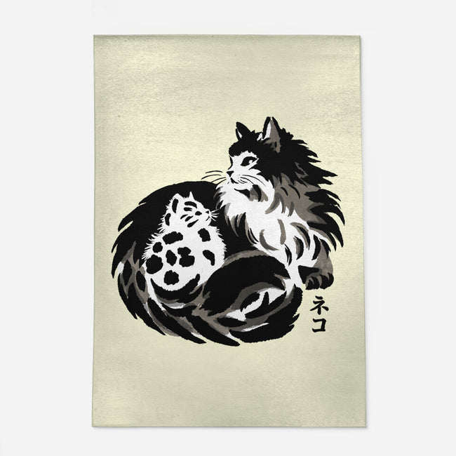 Sumi-e Cats-None-Indoor-Rug-fanfreak1