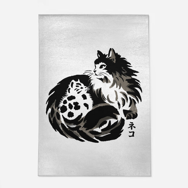 Sumi-e Cats-None-Indoor-Rug-fanfreak1