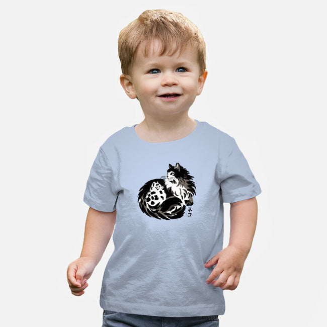 Sumi-e Cats-Baby-Basic-Tee-fanfreak1