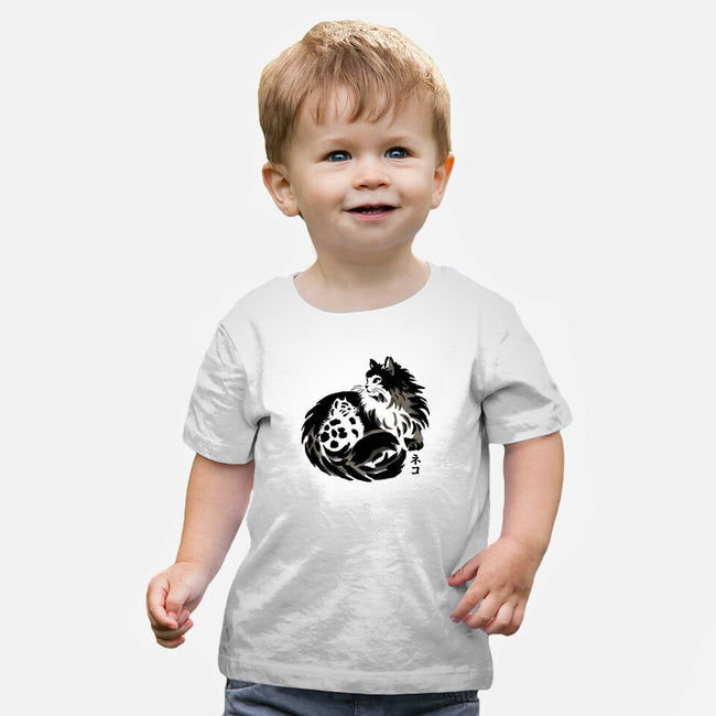 Sumi-e Cats-Baby-Basic-Tee-fanfreak1