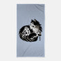 Sumi-e Cats-None-Beach-Towel-fanfreak1