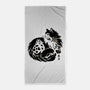 Sumi-e Cats-None-Beach-Towel-fanfreak1