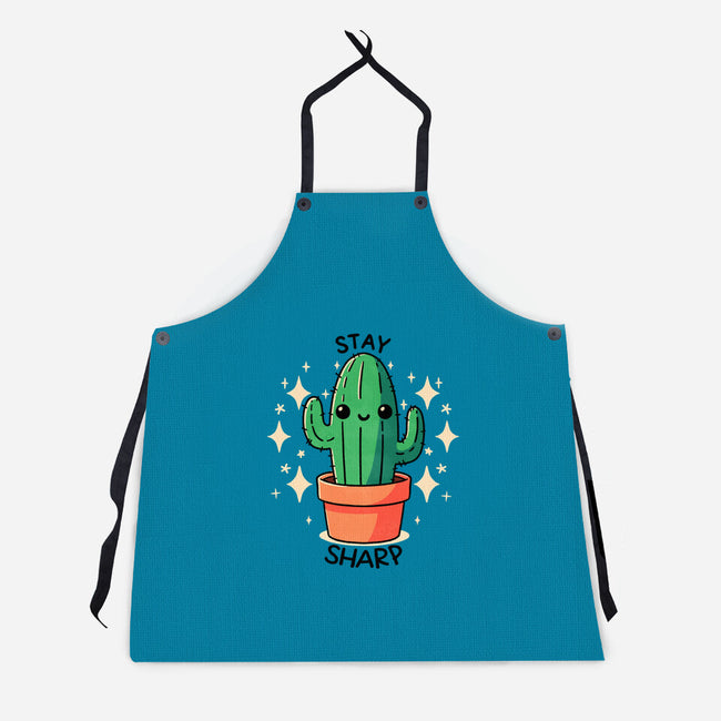 Stay Sharp-Unisex-Kitchen-Apron-fanfreak1