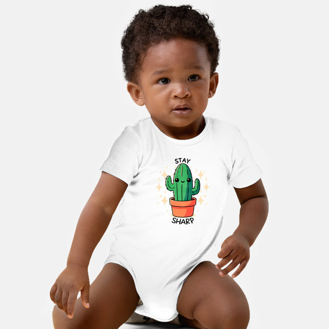 Stay Sharp-Baby-Basic-Onesie-fanfreak1