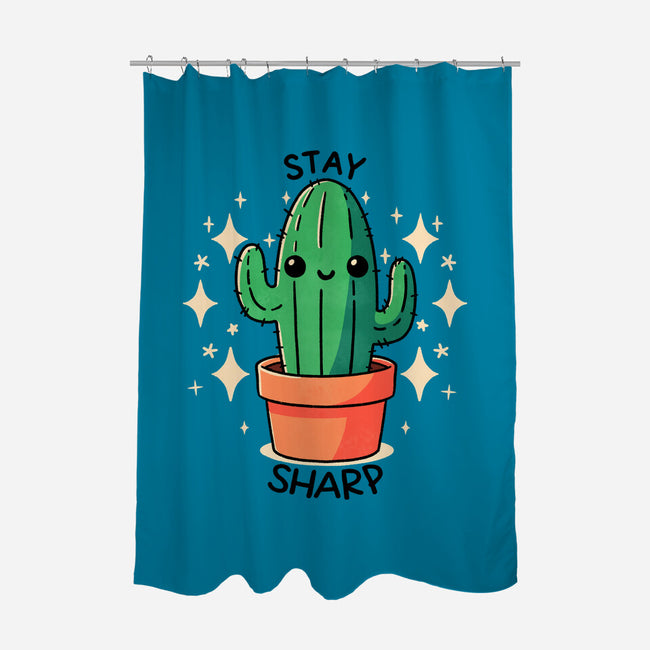 Stay Sharp-None-Polyester-Shower Curtain-fanfreak1