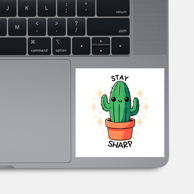 Stay Sharp-None-Glossy-Sticker-fanfreak1