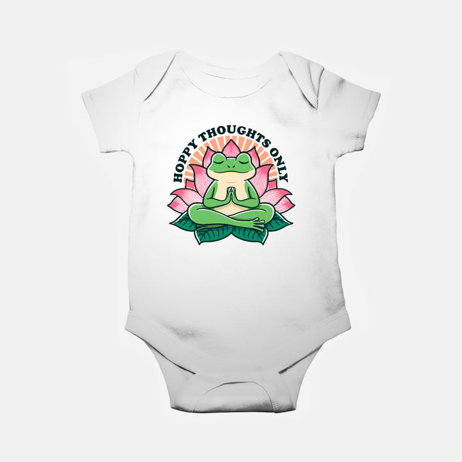 Hoppy Thoughts Only-Baby-Basic-Onesie-fanfreak1