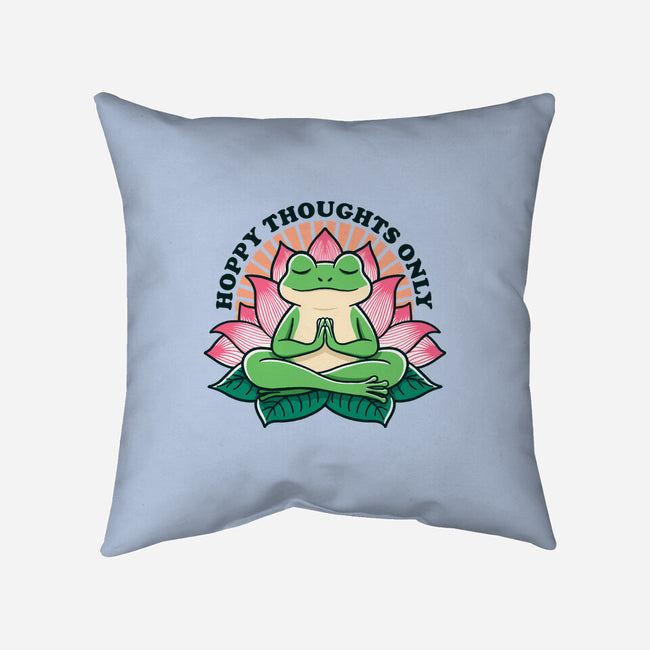 Hoppy Thoughts Only-None-Removable Cover-Throw Pillow-fanfreak1