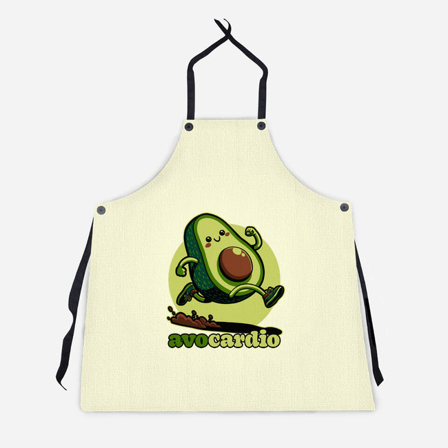 Avocado Exercise-Unisex-Kitchen-Apron-Studio Mootant