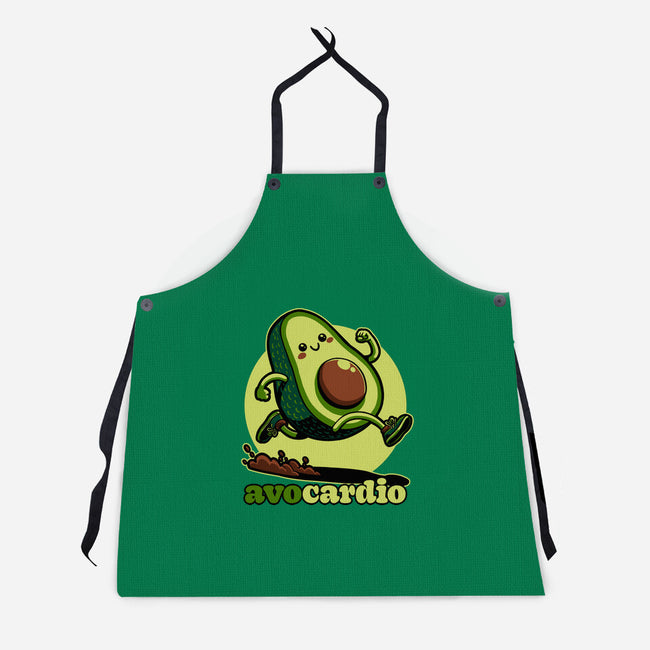 Avocado Exercise-Unisex-Kitchen-Apron-Studio Mootant