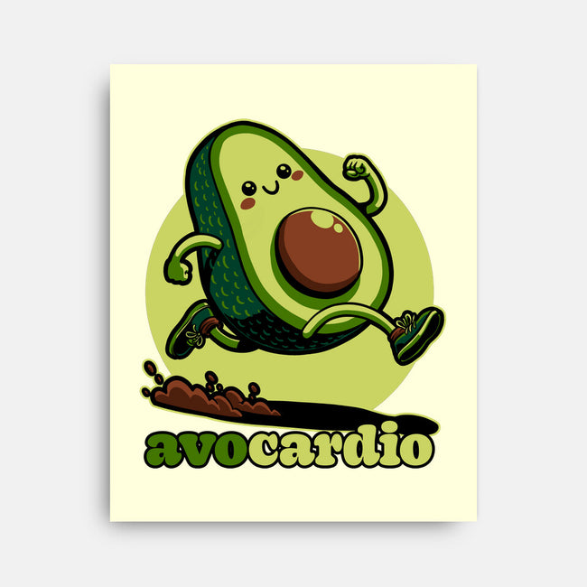 Avocado Exercise-None-Stretched-Canvas-Studio Mootant