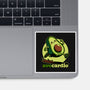 Avocado Exercise-None-Glossy-Sticker-Studio Mootant