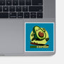 Avocado Exercise-None-Glossy-Sticker-Studio Mootant