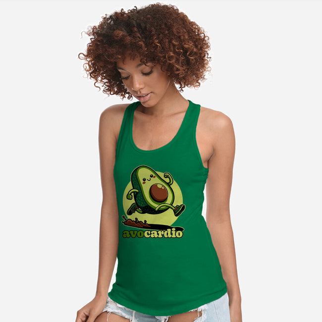 Avocado Exercise-Womens-Racerback-Tank-Studio Mootant