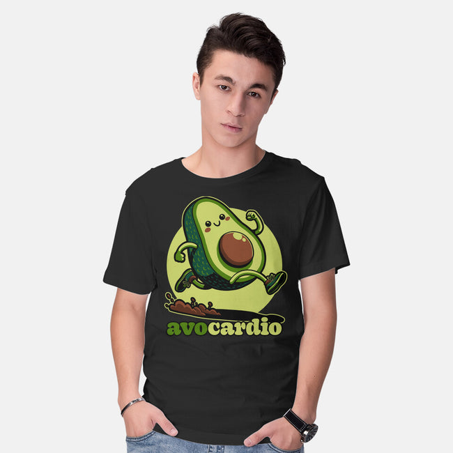 Avocado Exercise-Mens-Basic-Tee-Studio Mootant