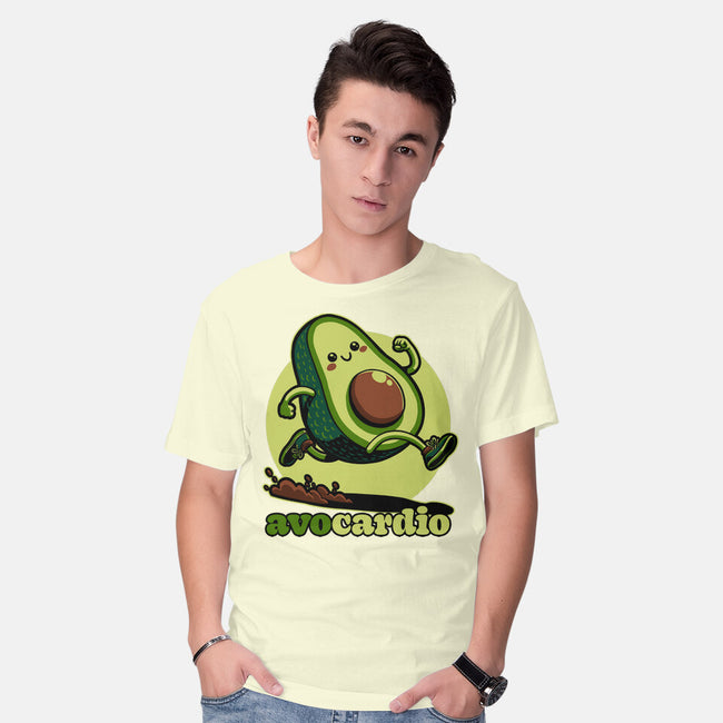 Avocado Exercise-Mens-Basic-Tee-Studio Mootant