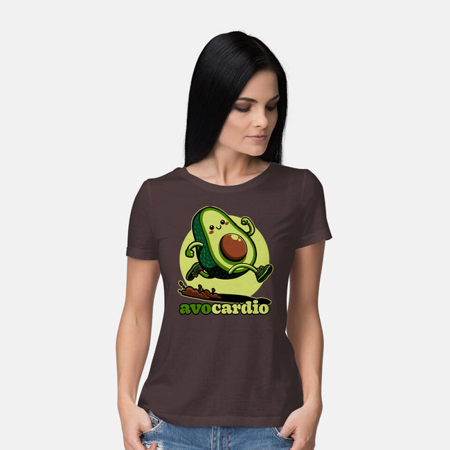 Avocado Exercise-Womens-Basic-Tee-Studio Mootant