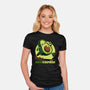 Avocado Exercise-Womens-Fitted-Tee-Studio Mootant