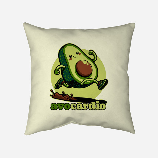 Avocado Exercise-None-Removable Cover-Throw Pillow-Studio Mootant