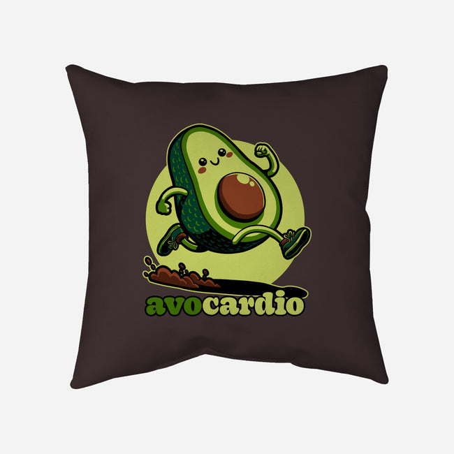 Avocado Exercise-None-Removable Cover-Throw Pillow-Studio Mootant