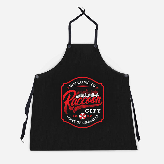 Raccoon City-Unisex-Kitchen-Apron-arace